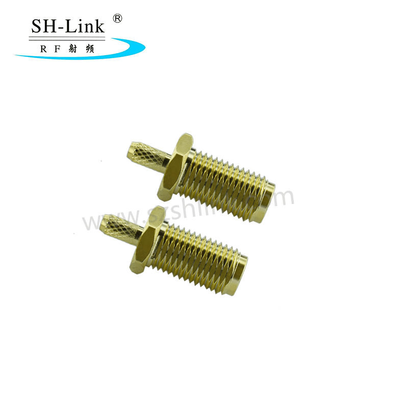 14mm screw thread SMA female connector for RG174 RG316 With apron, waterproof